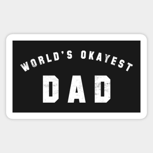 World's Okayest Dad Sticker